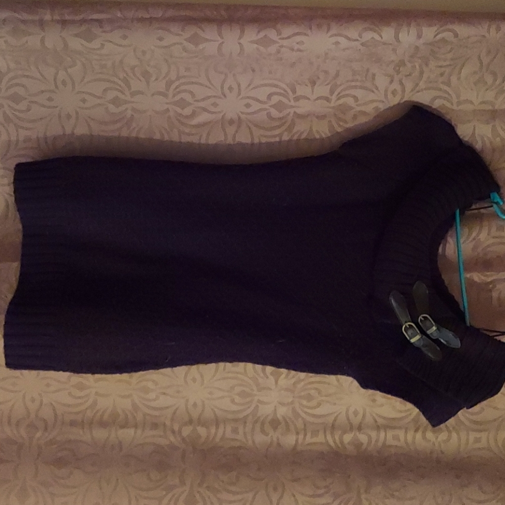 Off the shoulder sweater dress